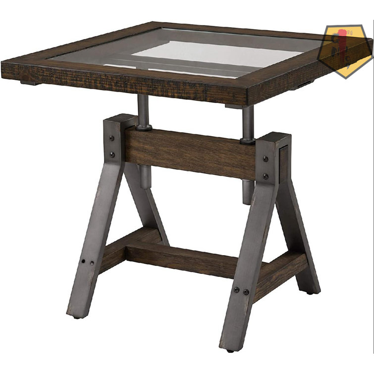 GN109 Solid Wood Trestle End Table Wayfair Canada